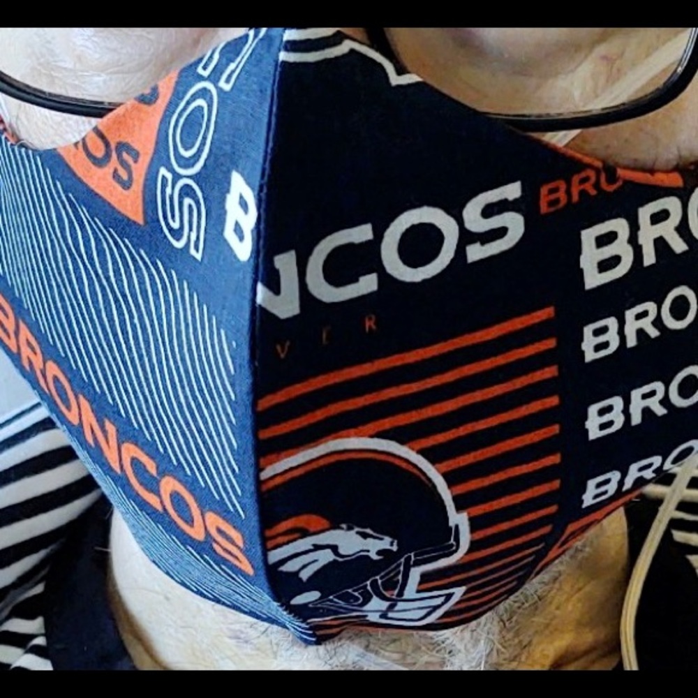 NWT Denver Broncos Colorado Made Mask
